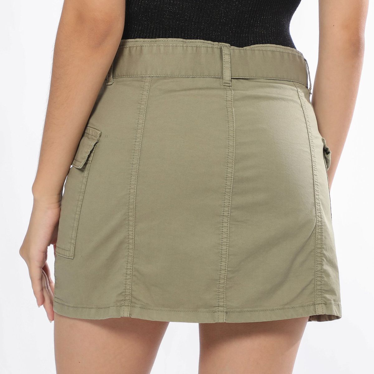 SYBILLA - Falda Casual Algodón Mujer Sybilla