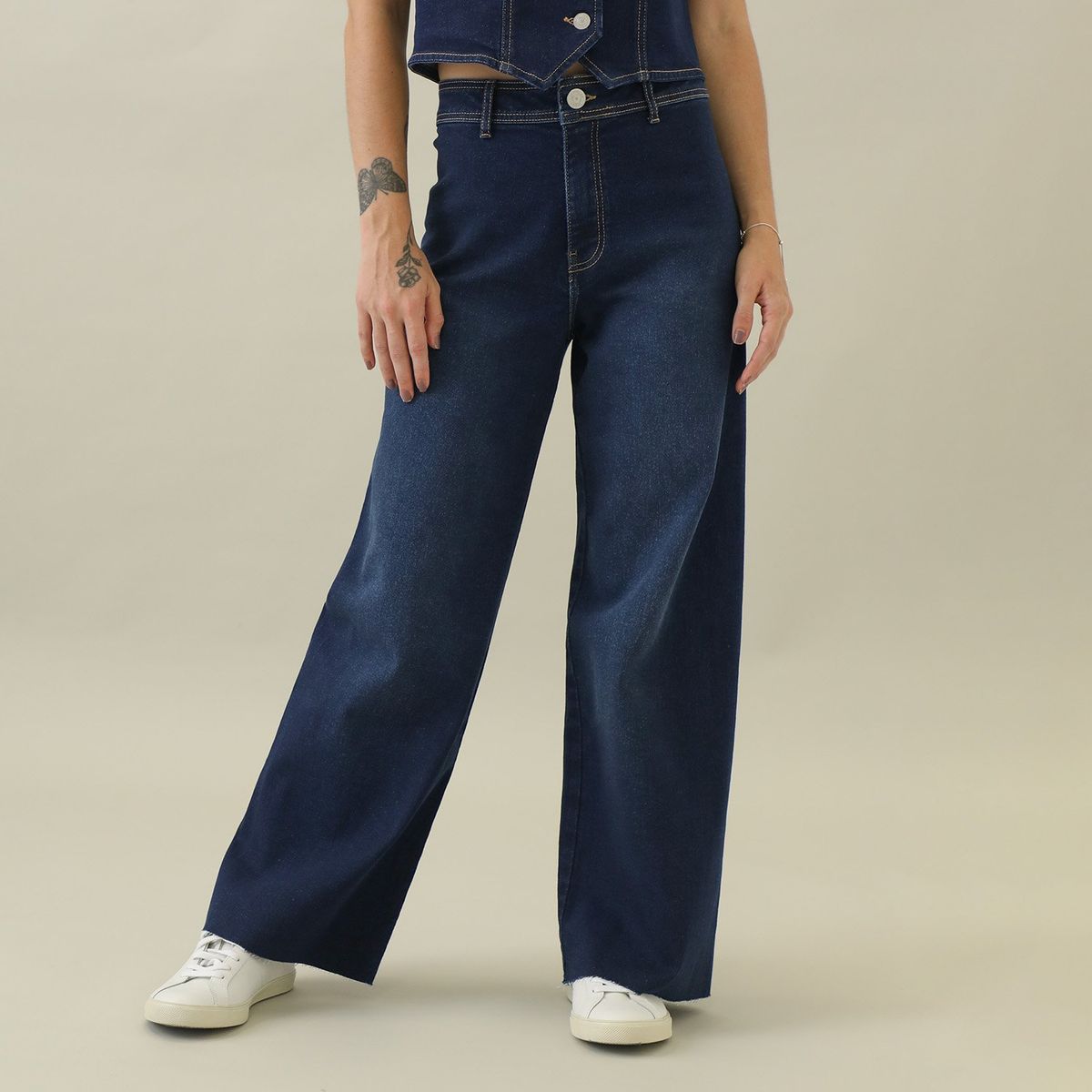 DENIMLAB - Jean Wide Algodón Mujer Denimlab
