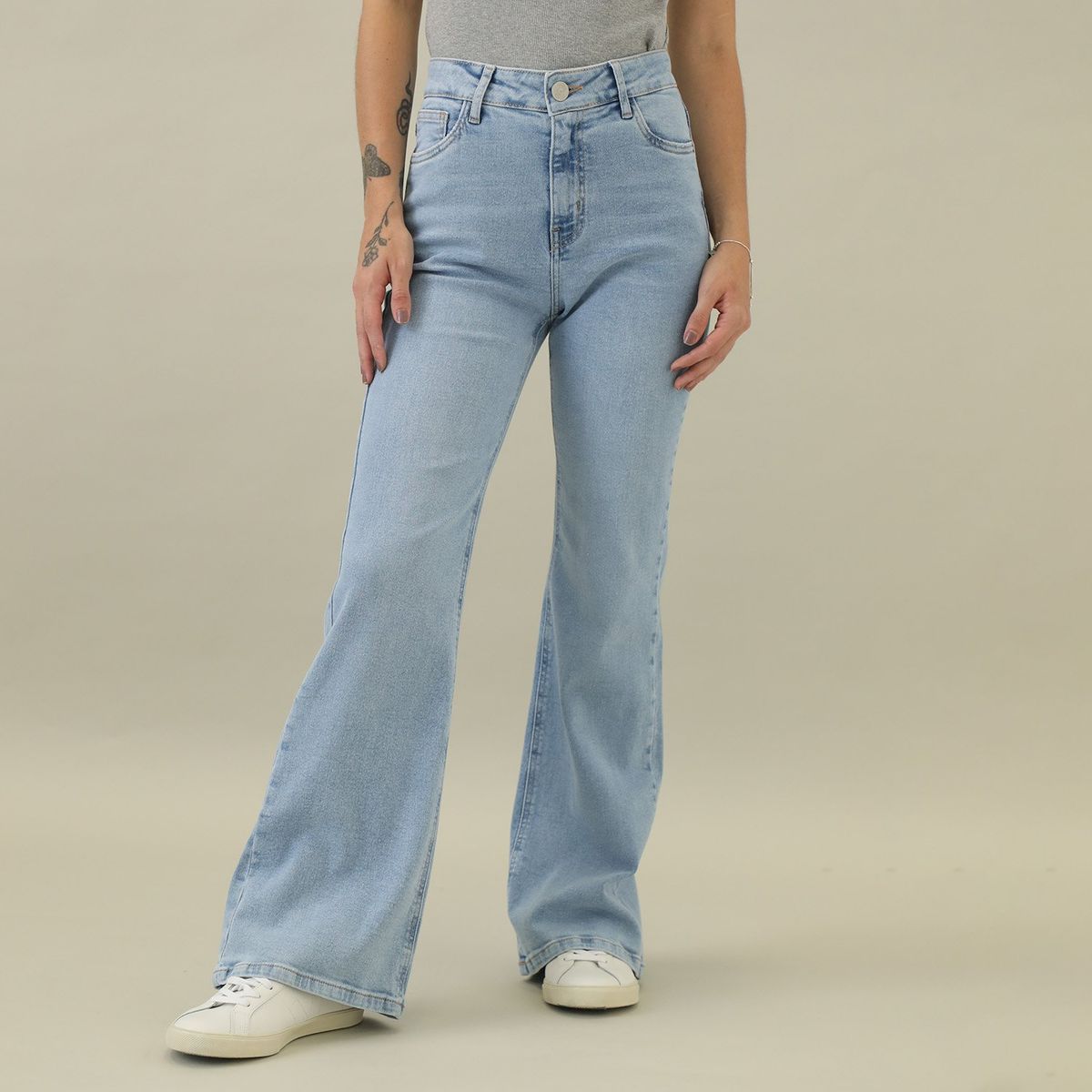 DENIMLAB - Jean Flare Algodón Mujer Denimlab