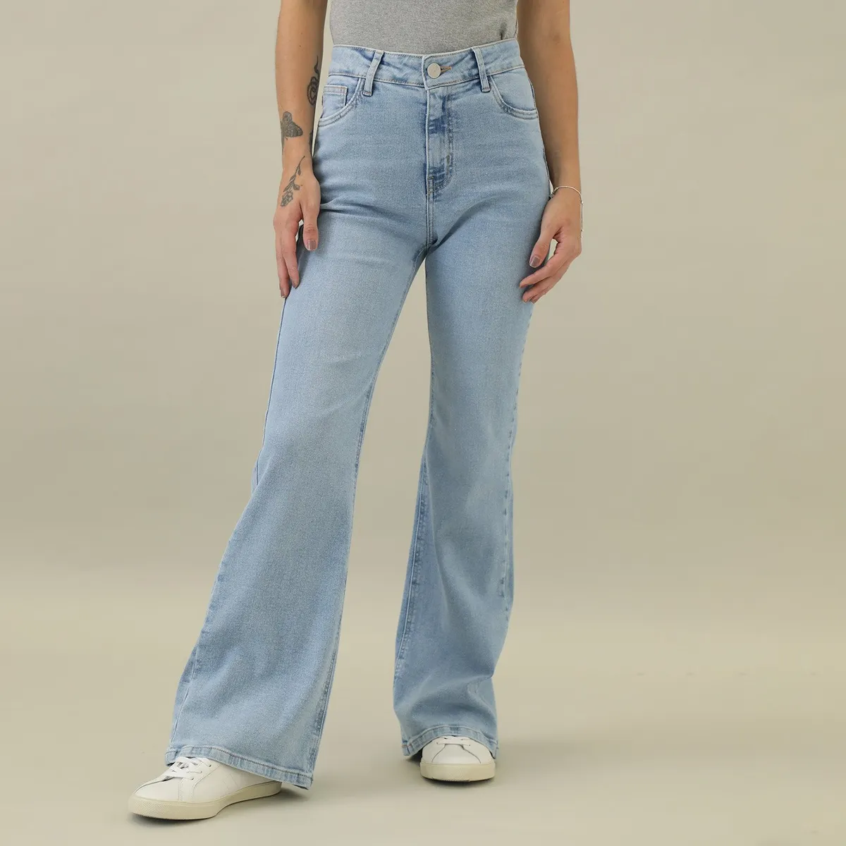 DENIMLAB - Jean Flare Algodón Mujer Denimlab