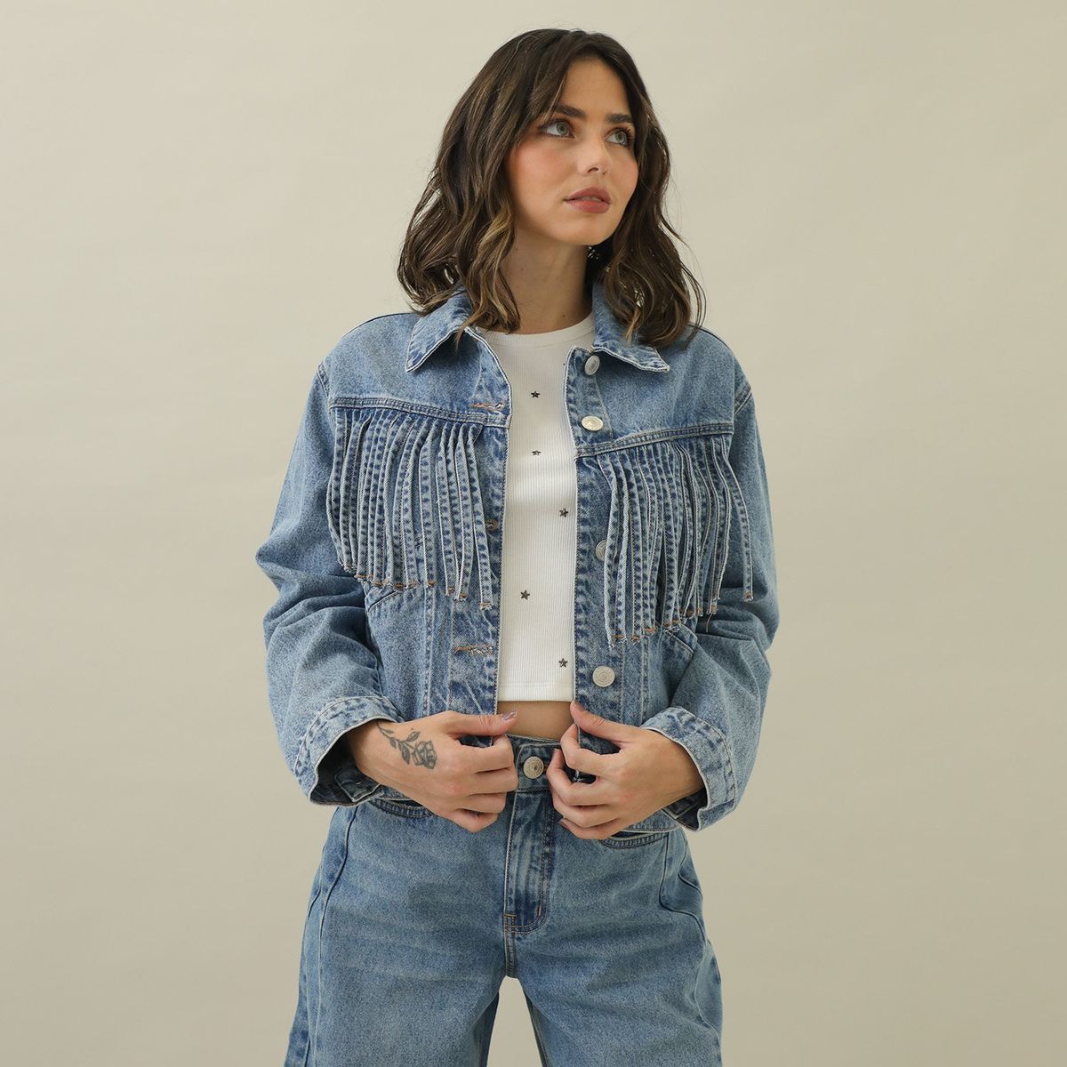 DENIMLAB - Casaca Algodón Mujer Denimlab