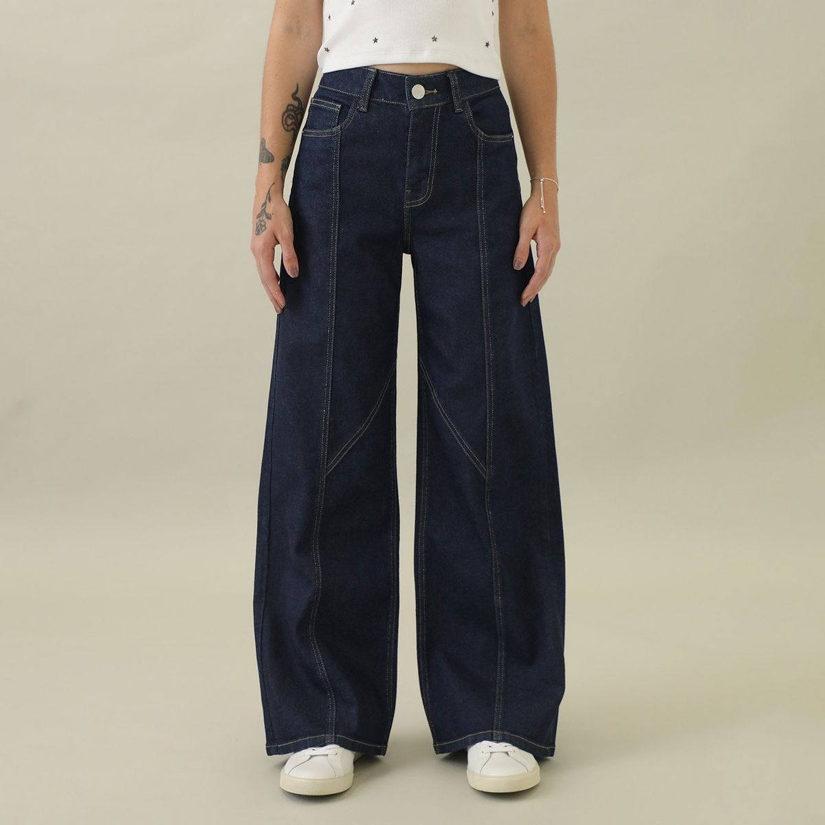 DENIMLAB - Jean Baggy Algodón Mujer Denimlab