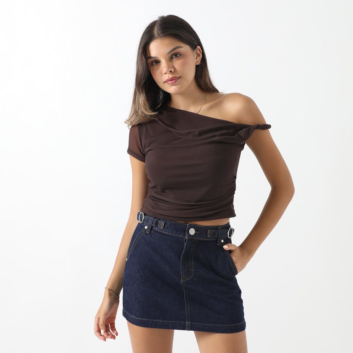 SYBILLA - Polo Manga Corta Casual Mujer Sybilla