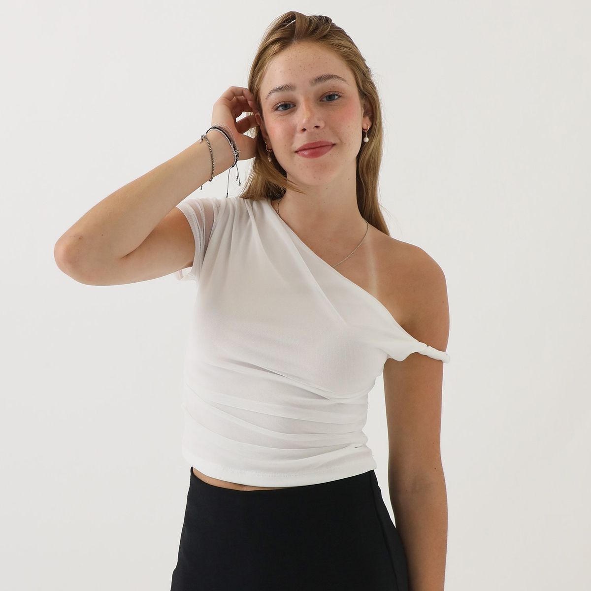 SYBILLA - Polo Manga Corta Casual Mujer Sybilla