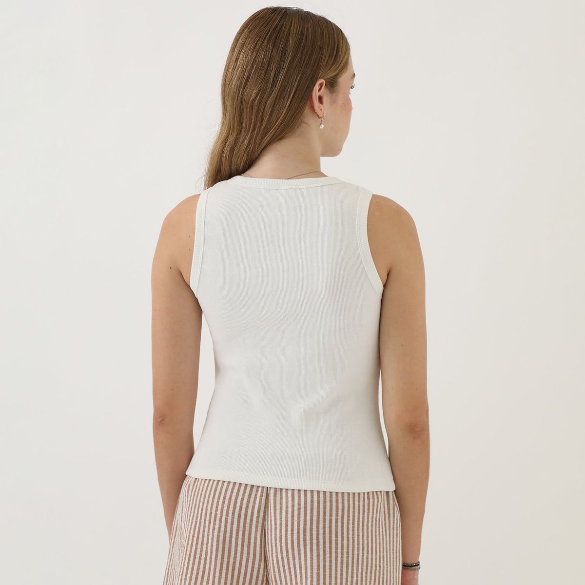 SYBILLA - Polo Sin Mangas Algodón Mujer Sybilla