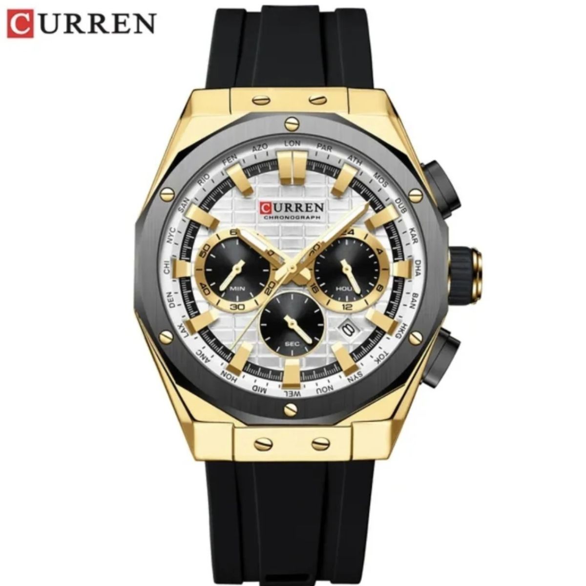 CURREN - Reloj Curren KREE1204 Hombre + Estuche