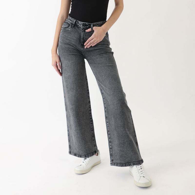 KANSAS - Jean Wide 100% Algodón Mujer Kansas