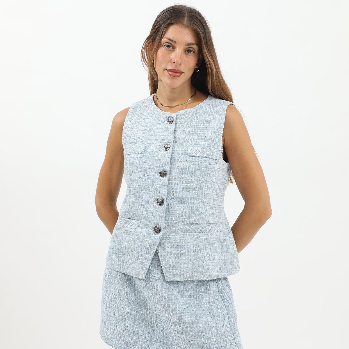 BASEMENT - Chaleco Casual Mujer Basement