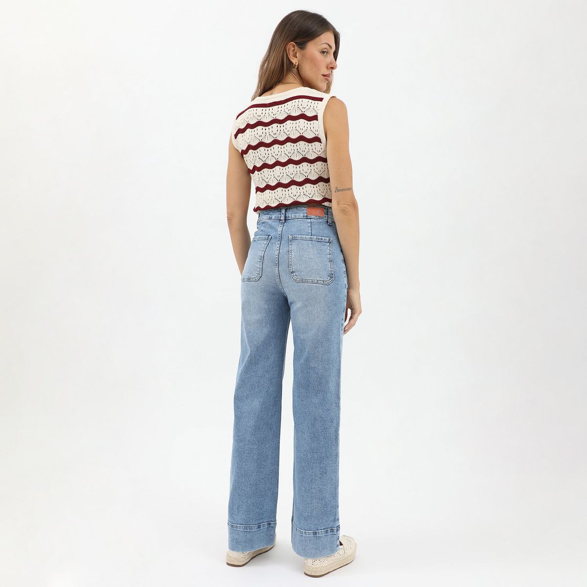 BASEMENT - Jean Recto Algodón Mujer Basement