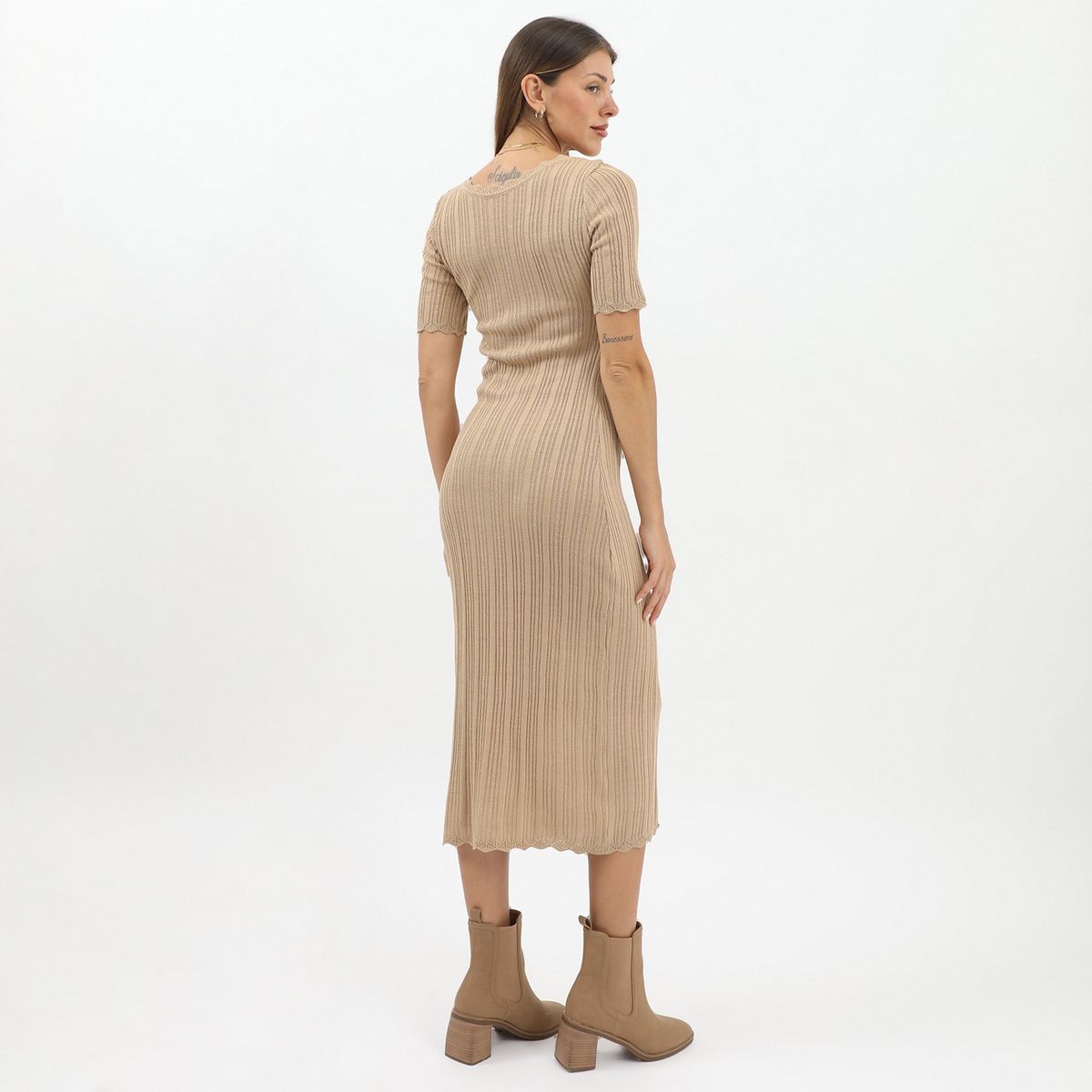 BASEMENT - Vestido Largo Casual Mujer Basement