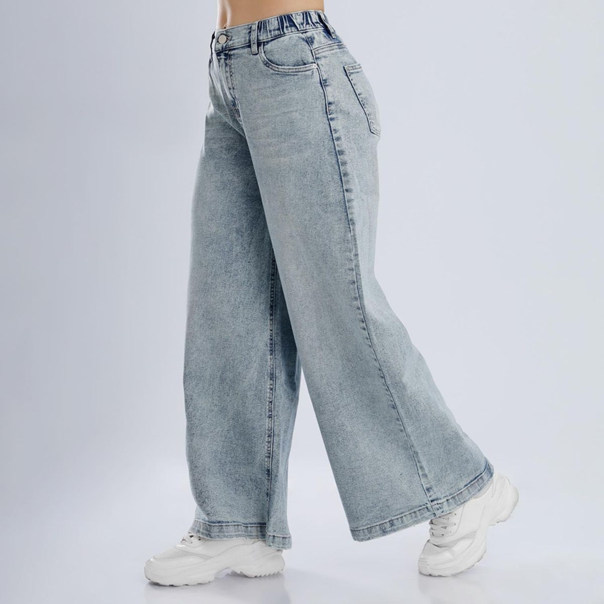 KANSAS - Jean Culotte Algodón Mujer Kansas