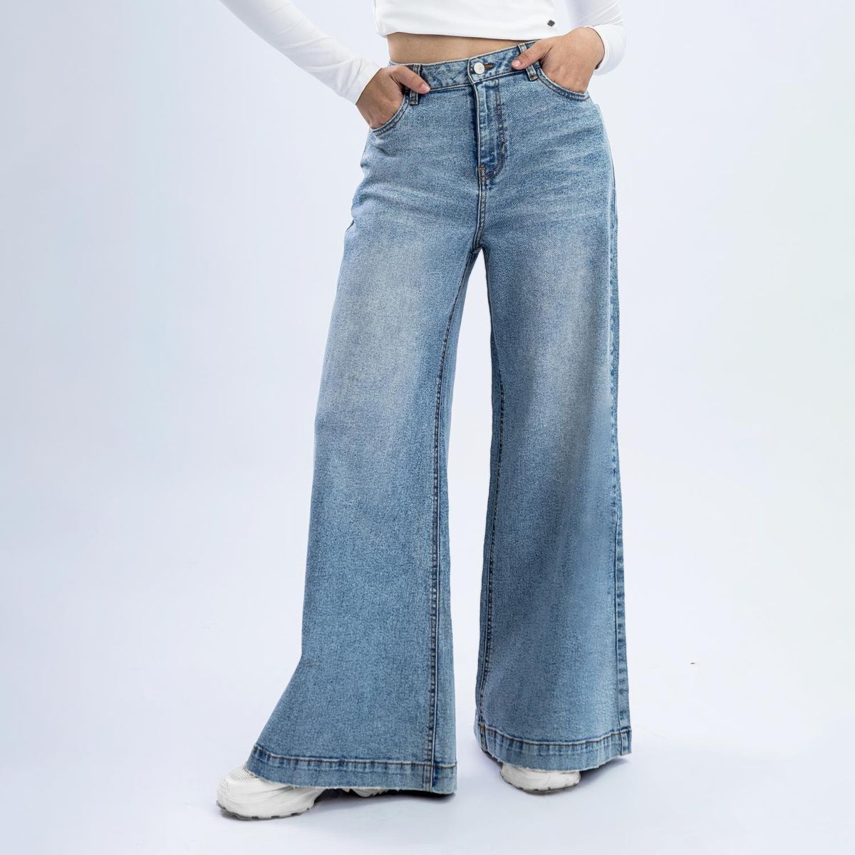 KANSAS - Jean Baggy Algodón Mujer Kansas