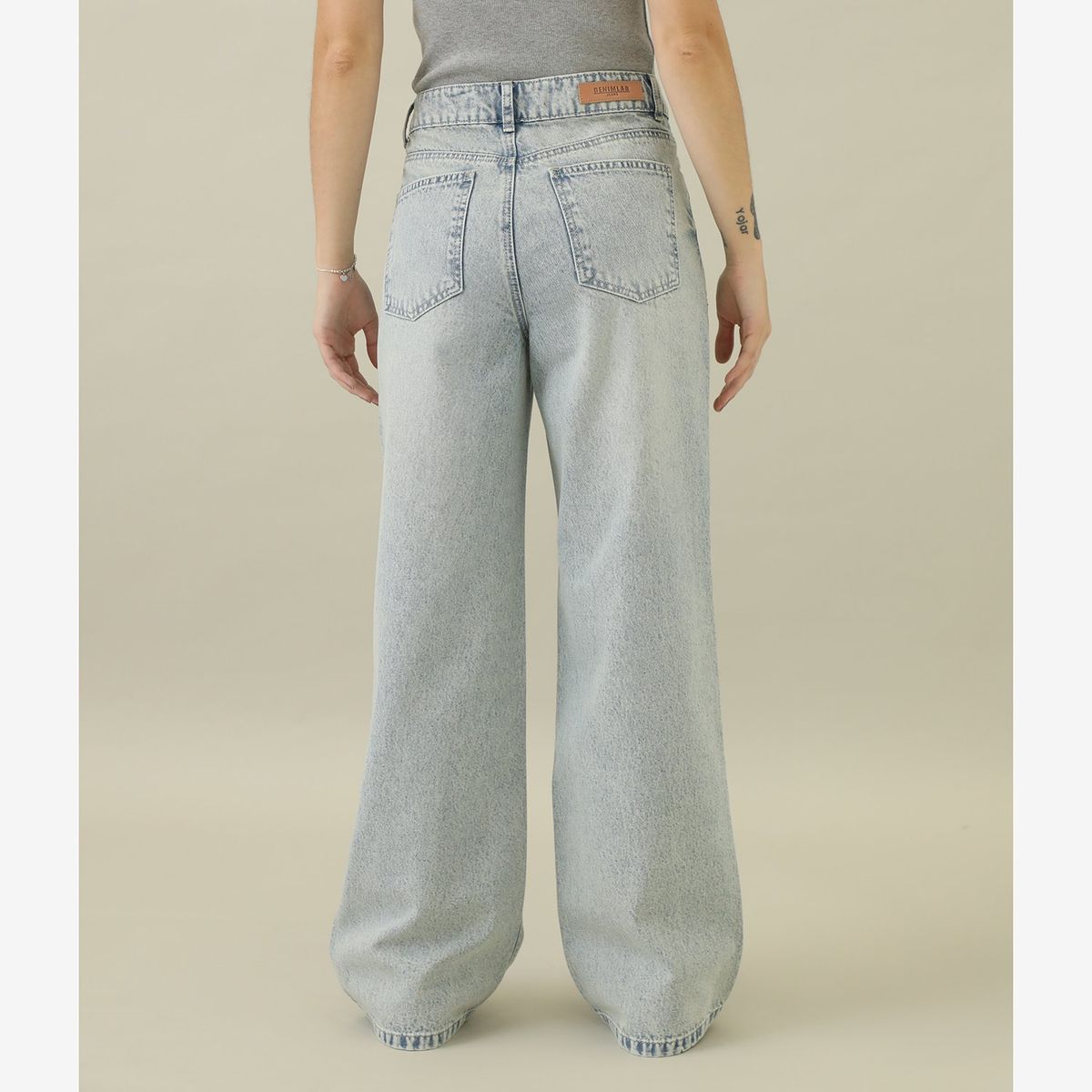 DENIMLAB - Jean Straight 100% Algodón Mujer Denimlab