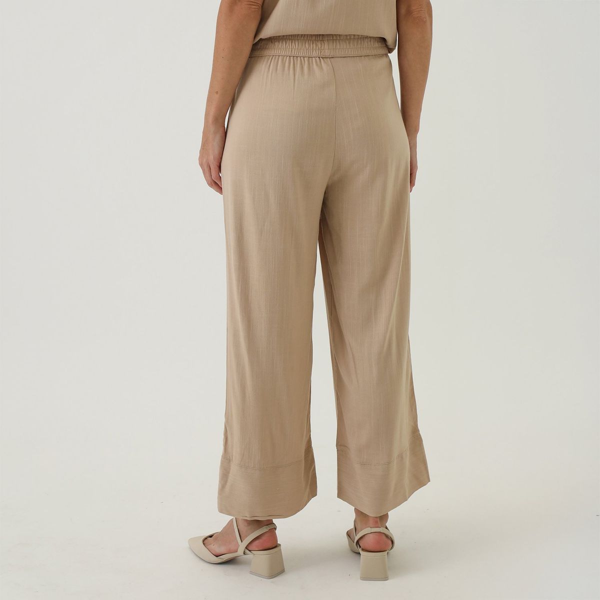 NEWPORT - Pantalón Palazzo Casual Mujer Newport