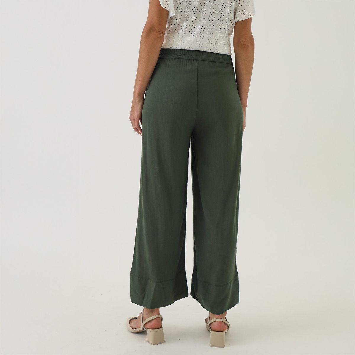 NEWPORT - Pantalón Palazzo Casual Mujer Newport