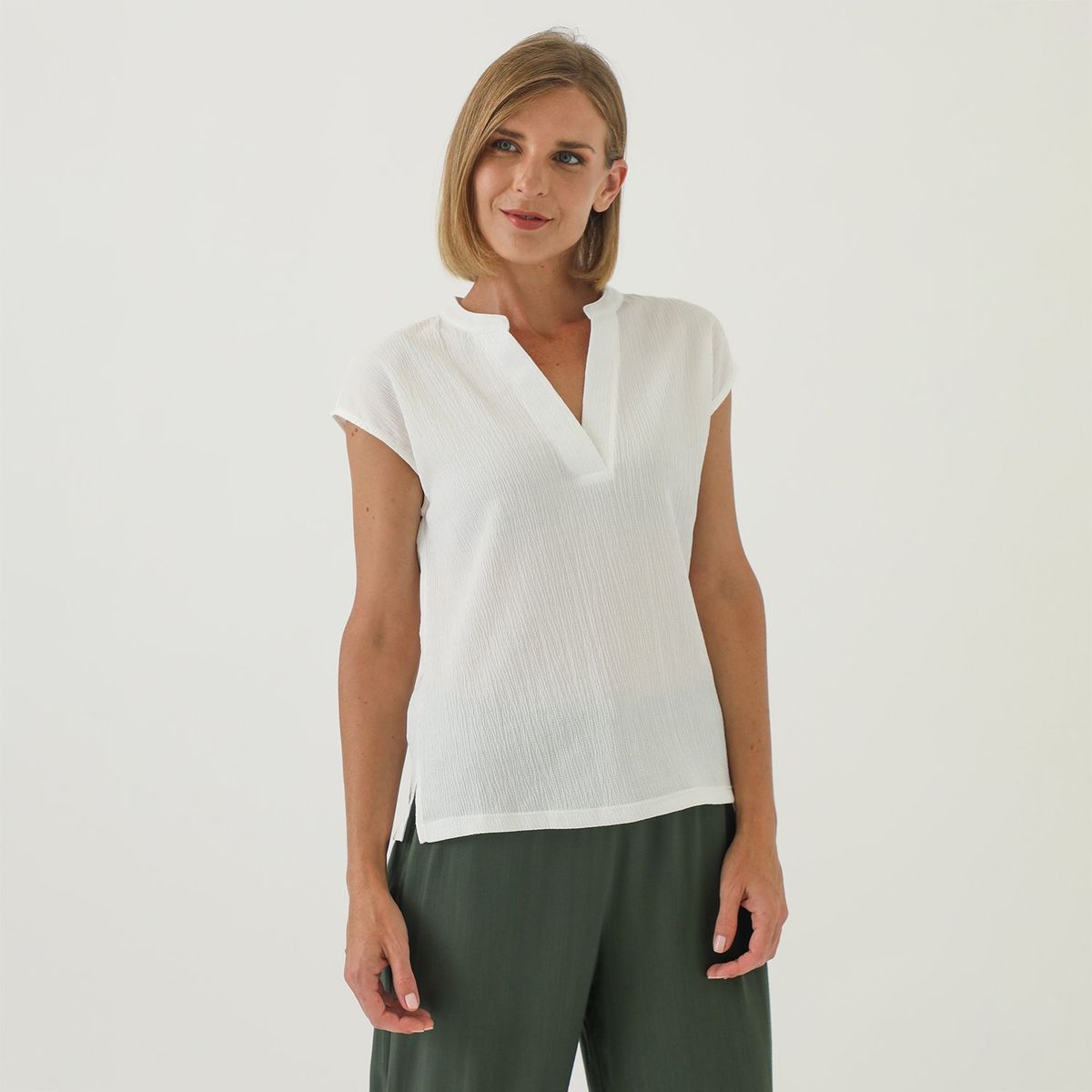 NEWPORT - Polo Sin Mangas Casual Mujer Newport