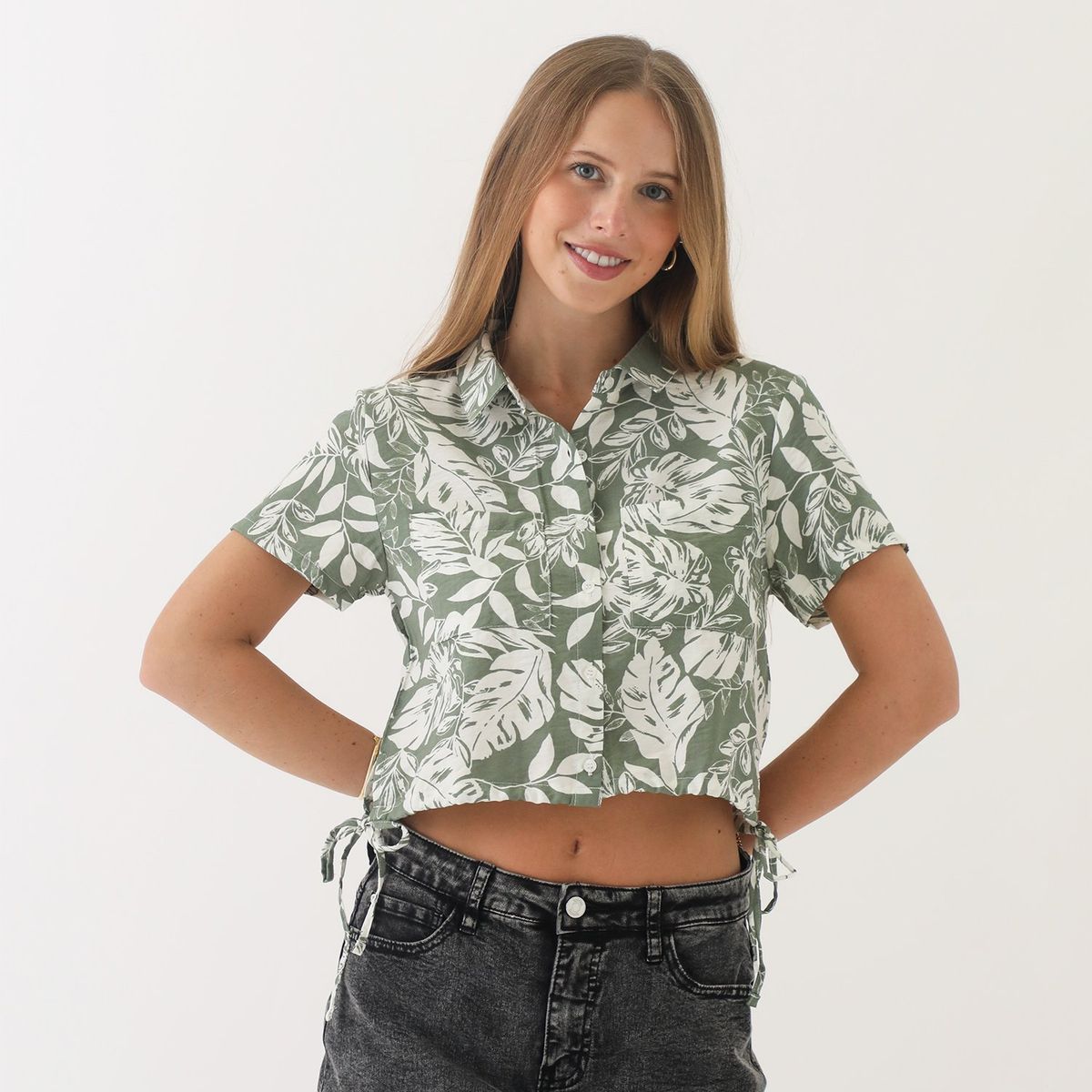DOO AUSTRALIA - Blusa Manga Corta Casual Mujer Doo Australia