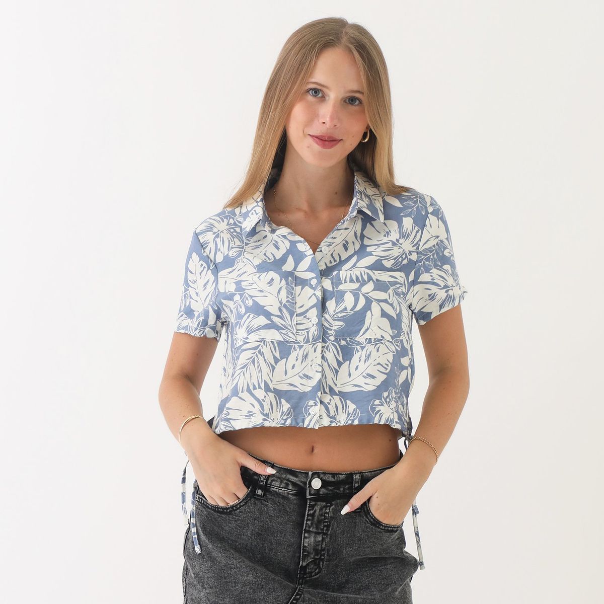 DOO AUSTRALIA - Blusa Manga Corta Casual Mujer Doo Australia