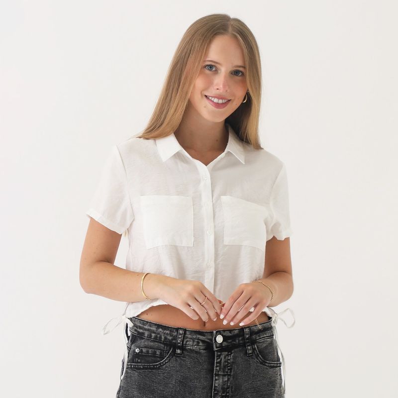 DOO AUSTRALIA - Blusa Manga Corta Casual Mujer Doo Australia