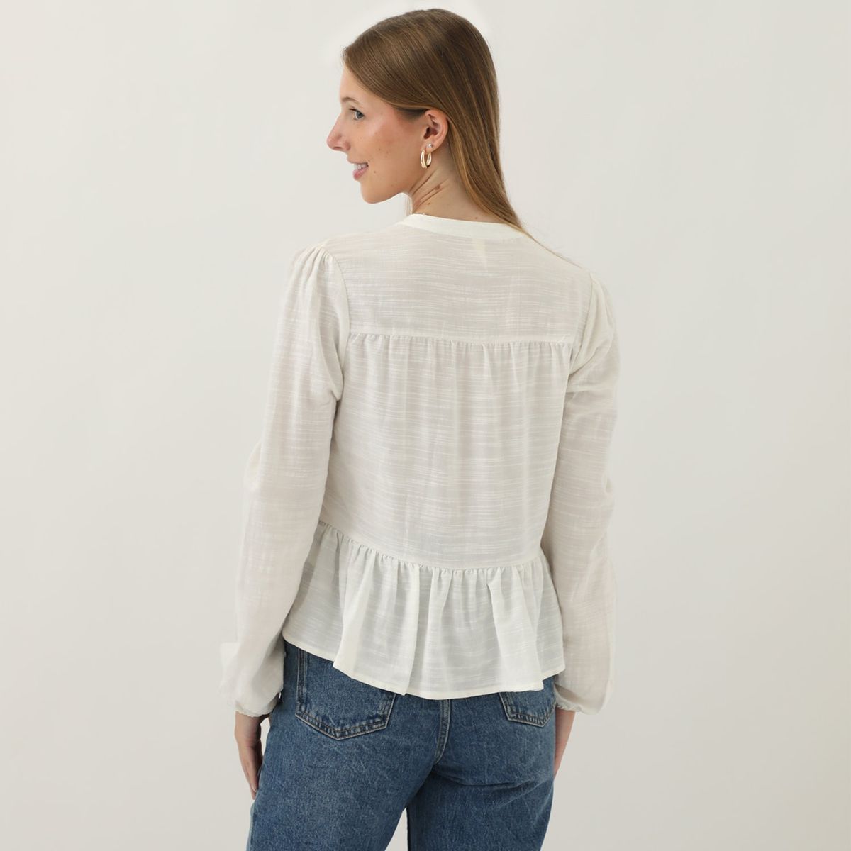 DOO AUSTRALIA - Blusa Manga Larga Casual Mujer Doo Australia