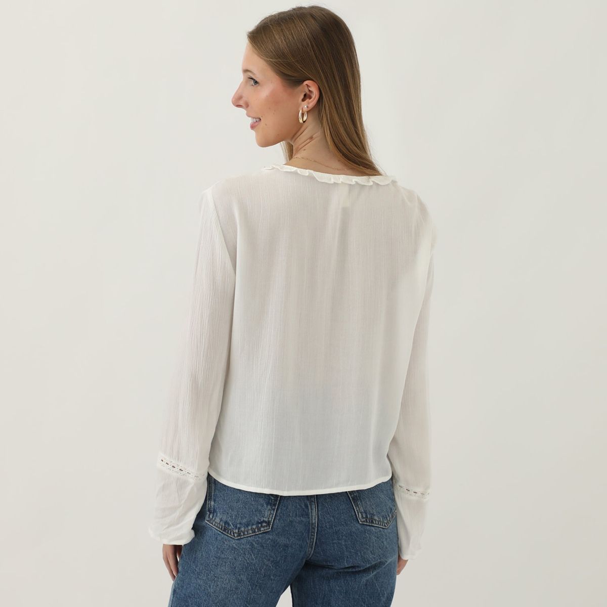 DOO AUSTRALIA - Blusa Manga Larga Casual Mujer Doo Australia