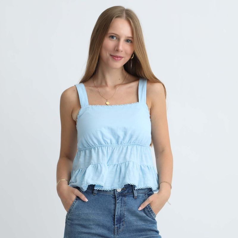 DOO AUSTRALIA - Blusa Sin Mangas Casual Mujer Doo Australia