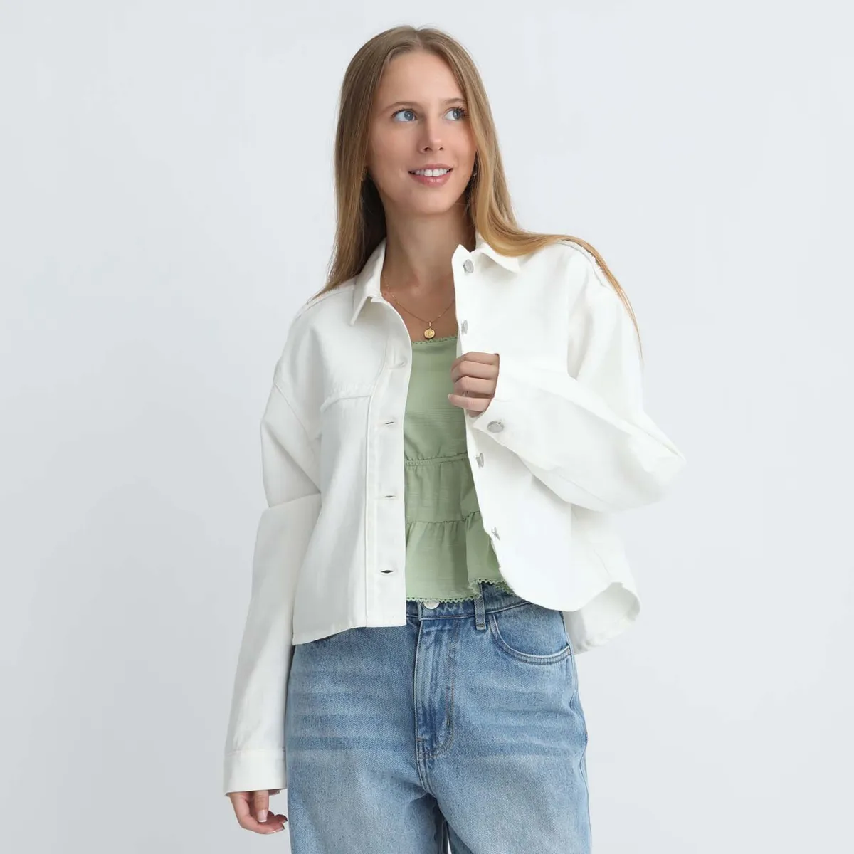 DOO AUSTRALIA - Casaca Oversize 100% Algodón Mujer Doo Australia