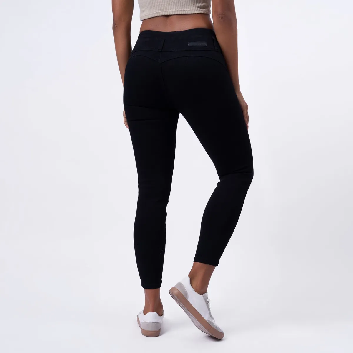 TAYSSIR - Jean Skinny Tiro Alto Mujer Tayssir