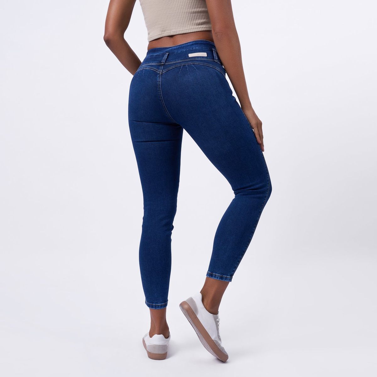TAYSSIR - Jean Skinny Tiro Alto Mujer Tayssir.
