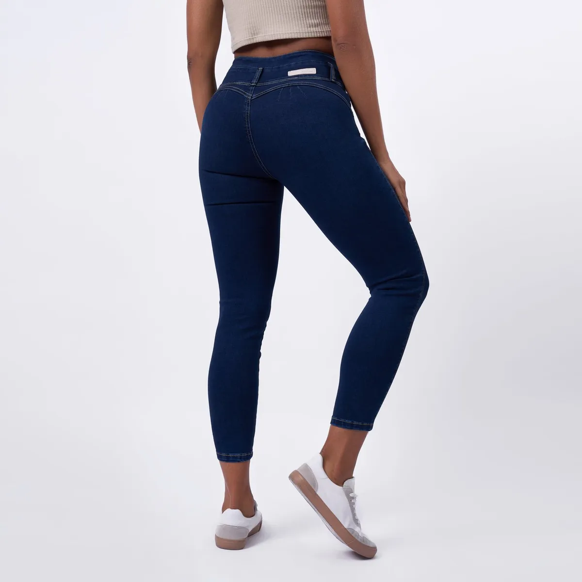 TAYSSIR - Jean Skinny Tiro Alto Mujer Tayssir.