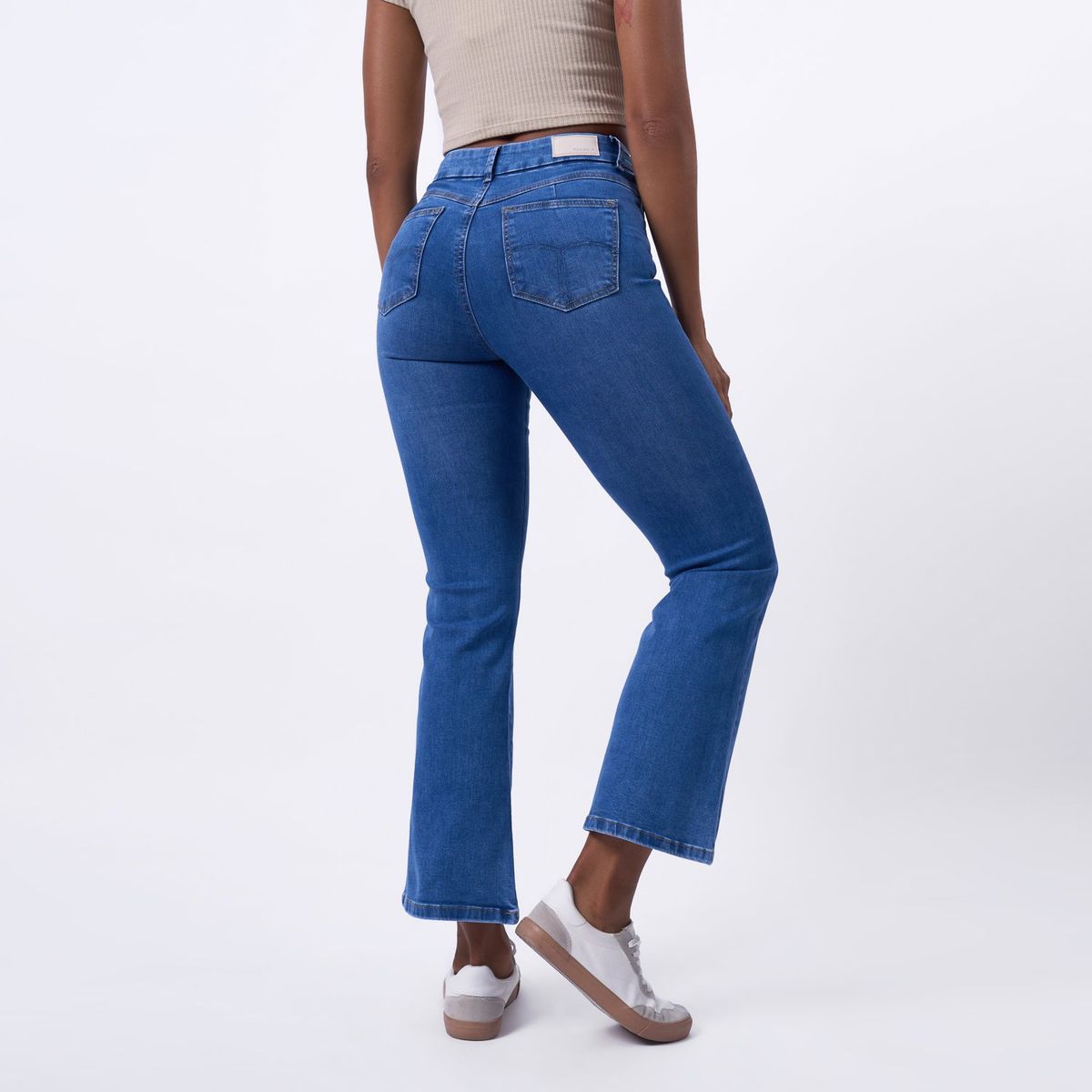 TAYSSIR - Jean Flare Tiro Alto Mujer Tayssir.