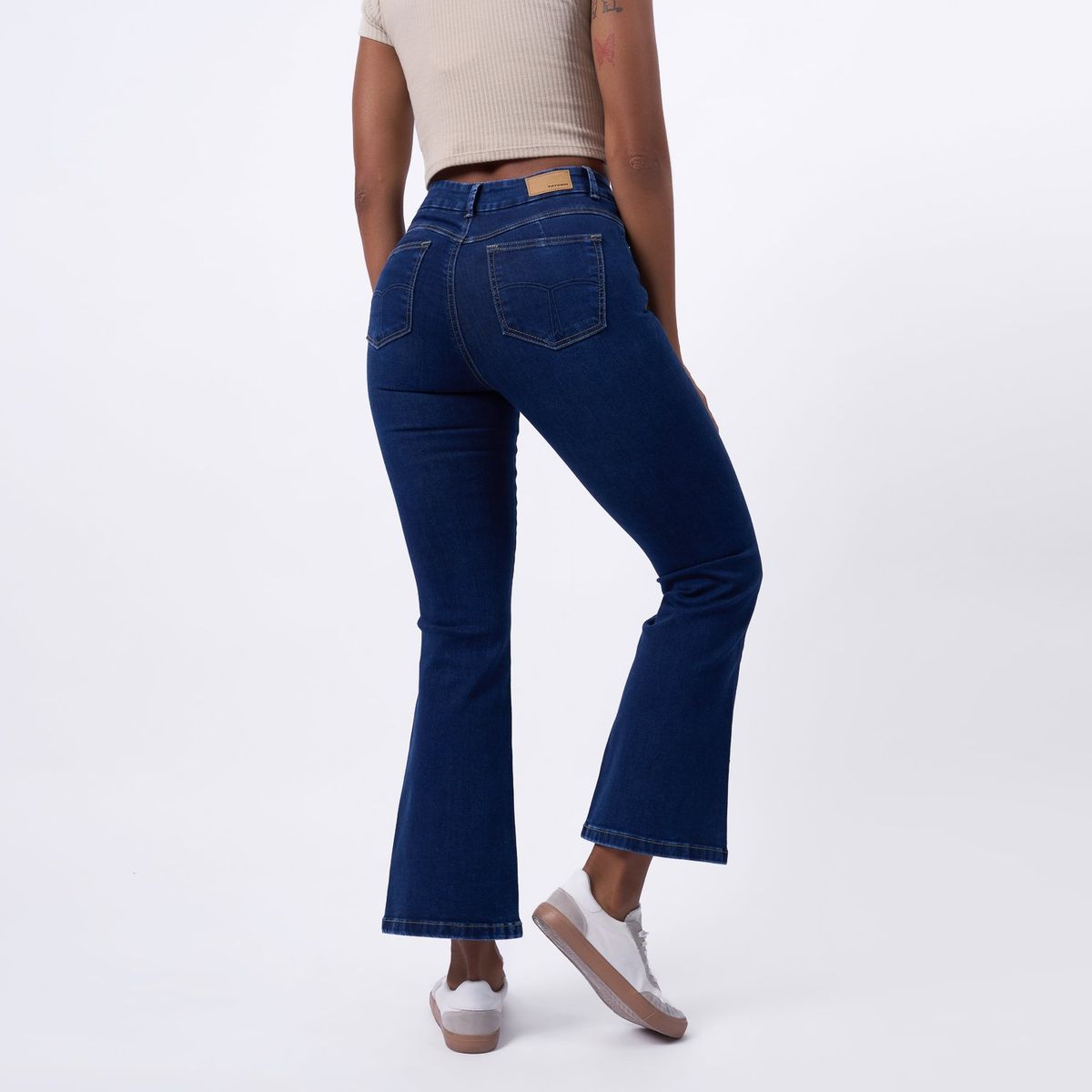 TAYSSIR - Jean Flare Tiro Alto Mujer Tayssir