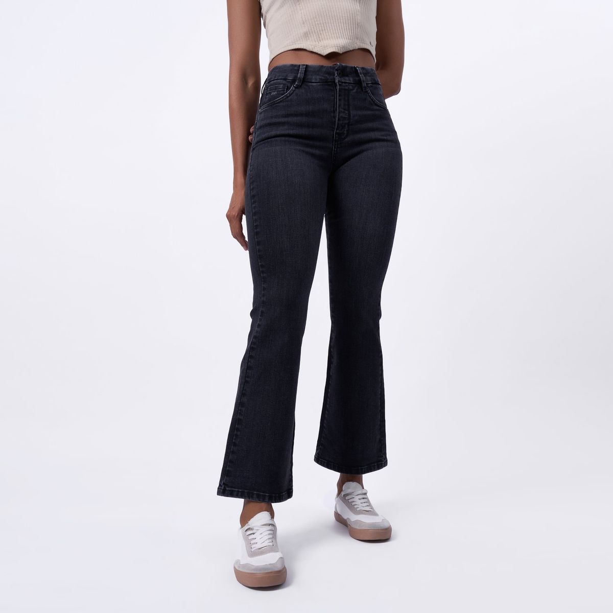 TAYSSIR - Jean Flare Tiro Alto Mujer Tayssir