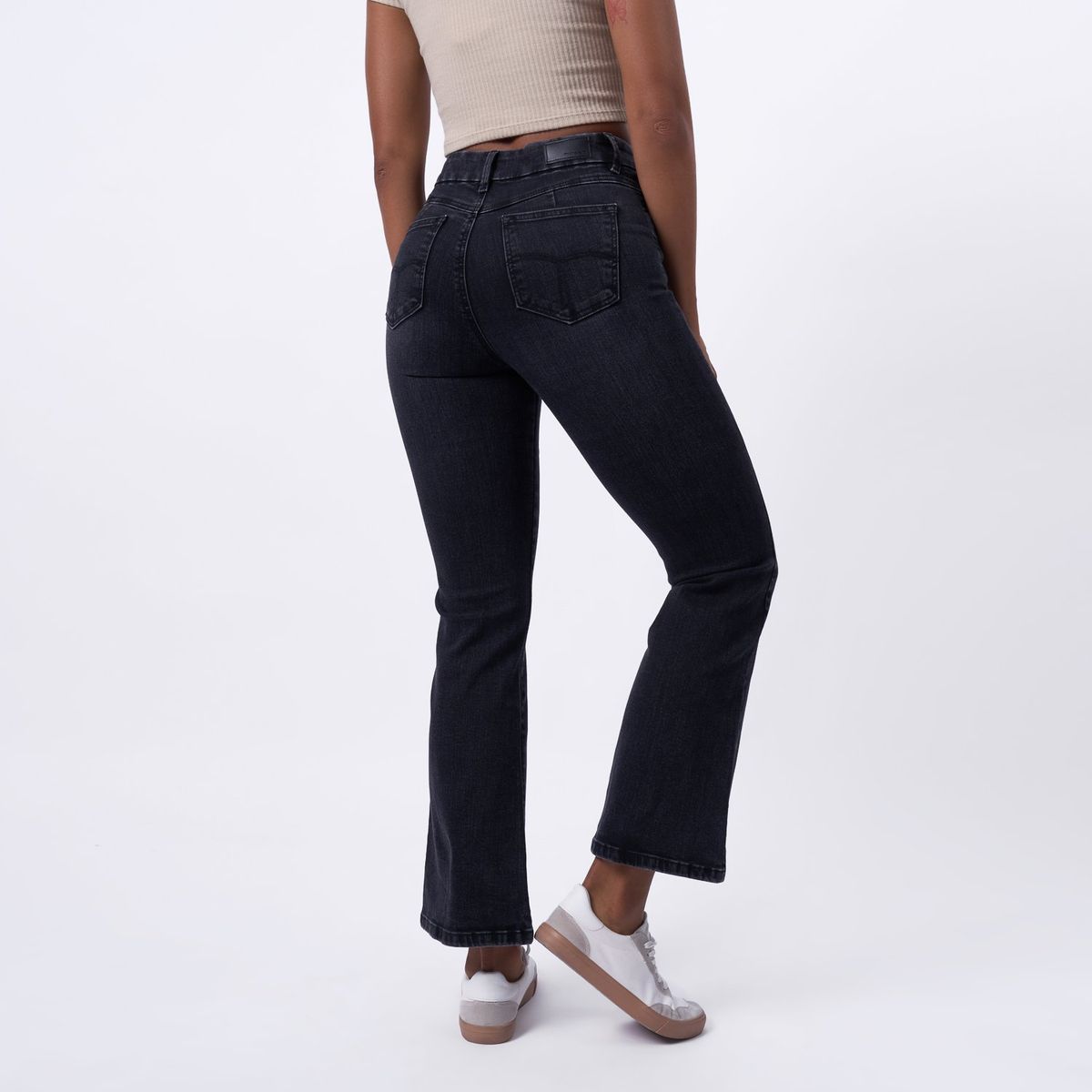 TAYSSIR - Jean Flare Tiro Alto Mujer Tayssir.