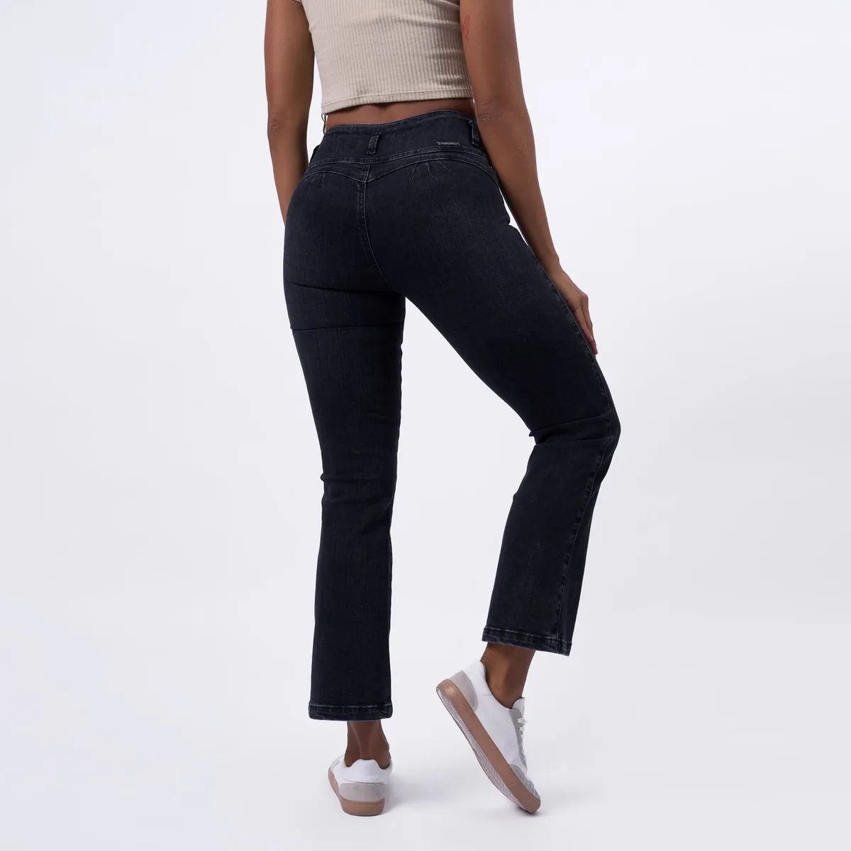 TAYSSIR - Jean Boot Cut Tiro Alto Mujer Tayssir.
