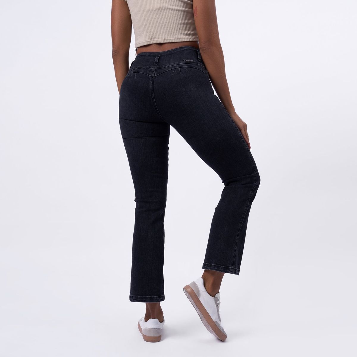 TAYSSIR - Jean Boot Cut Tiro Alto Mujer Tayssir