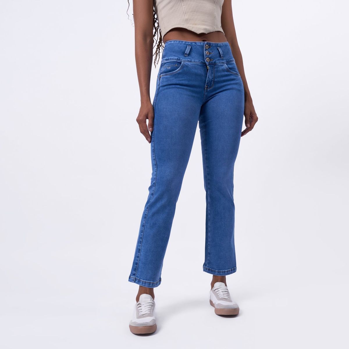 TAYSSIR - Jean Boot Cut Tiro Alto Mujer Tayssir.