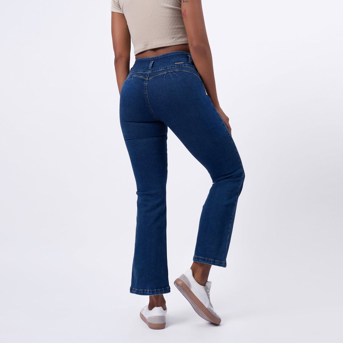 TAYSSIR - Jean Boot Cut Tiro Alto Mujer Tayssir