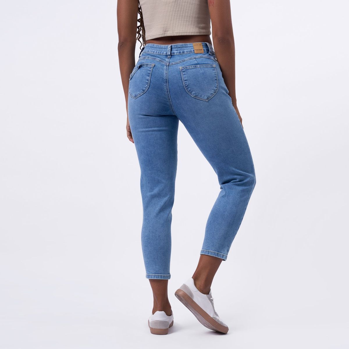TAYSSIR - Jean Slouchy Algodón Mujer Tayssir