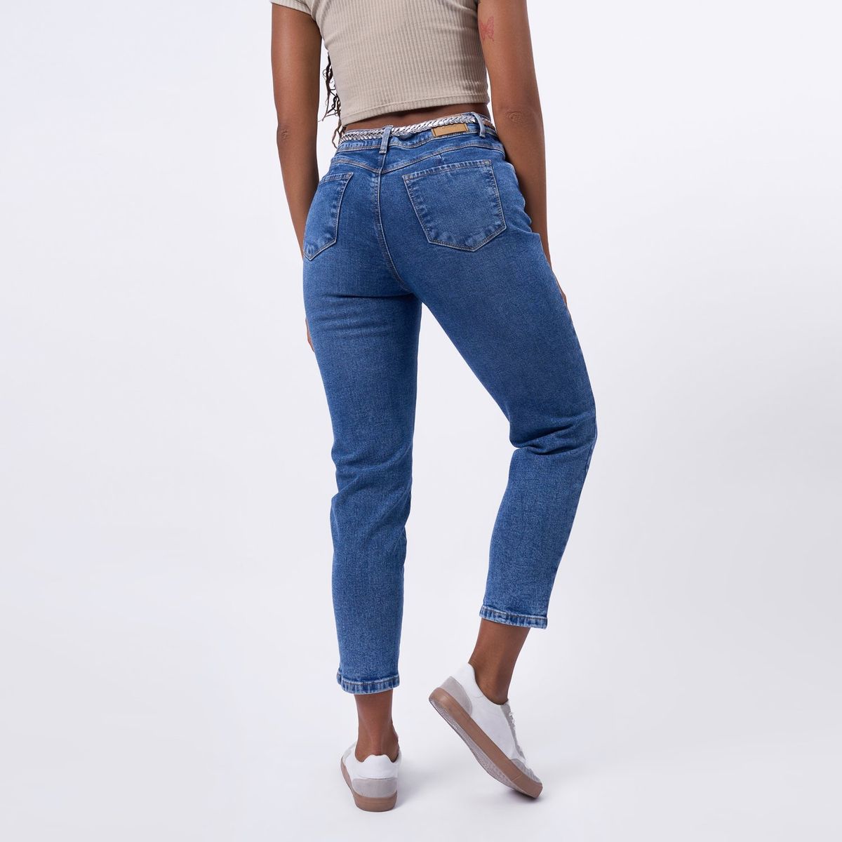 TAYSSIR - Jean Mom Algodón Mujer Tayssir