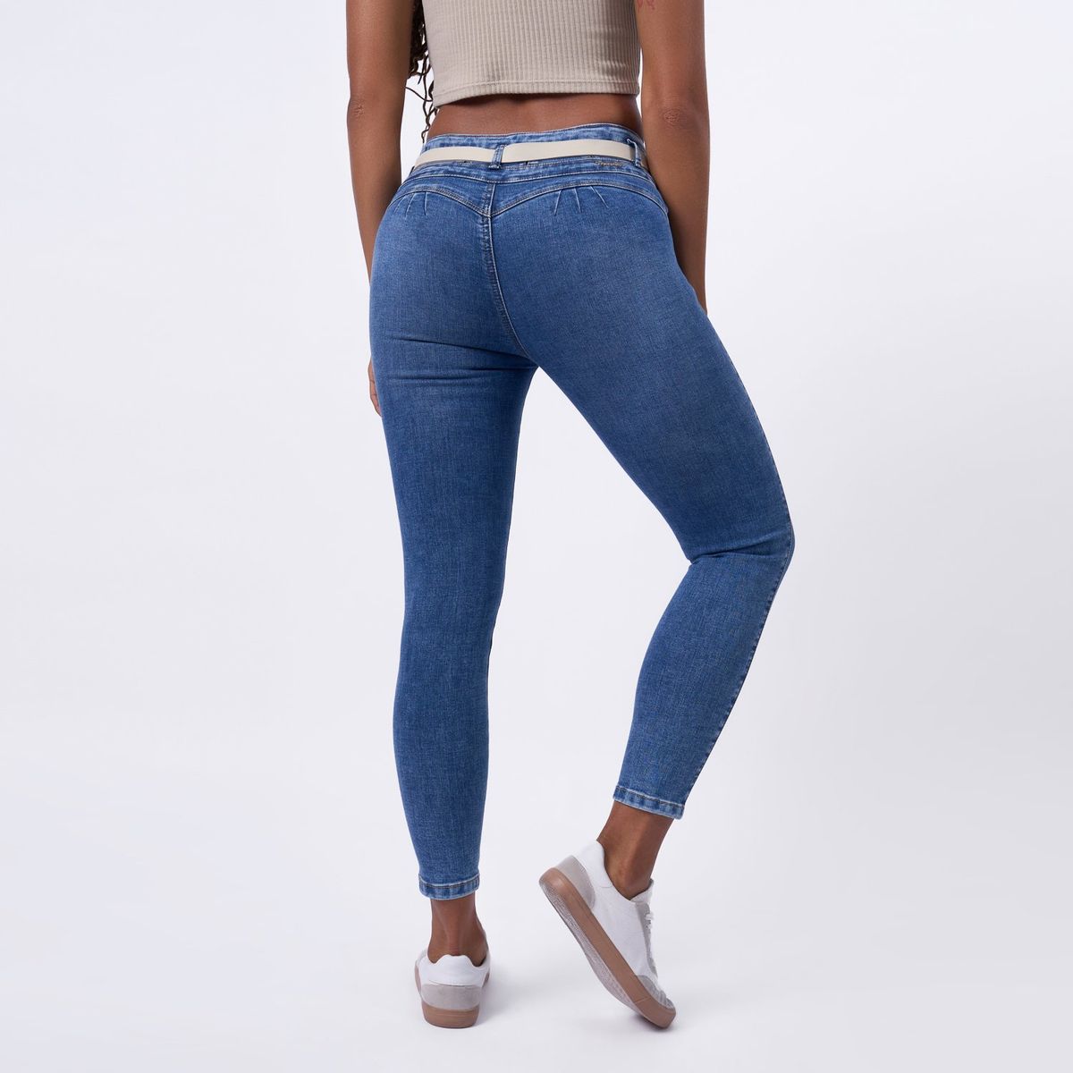 TAYSSIR - Jean Skinny Algodón Mujer Tayssir