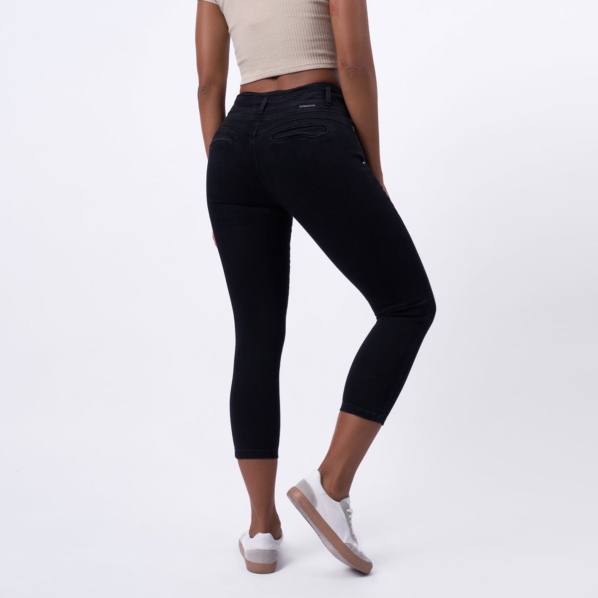 TAYSSIR - Jean Skinny Tiro Alto Mujer Tayssir
