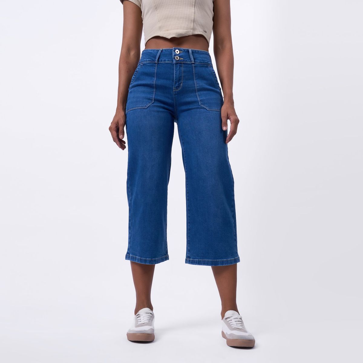 TAYSSIR - Jean Culotte Algodón Mujer Tayssir
