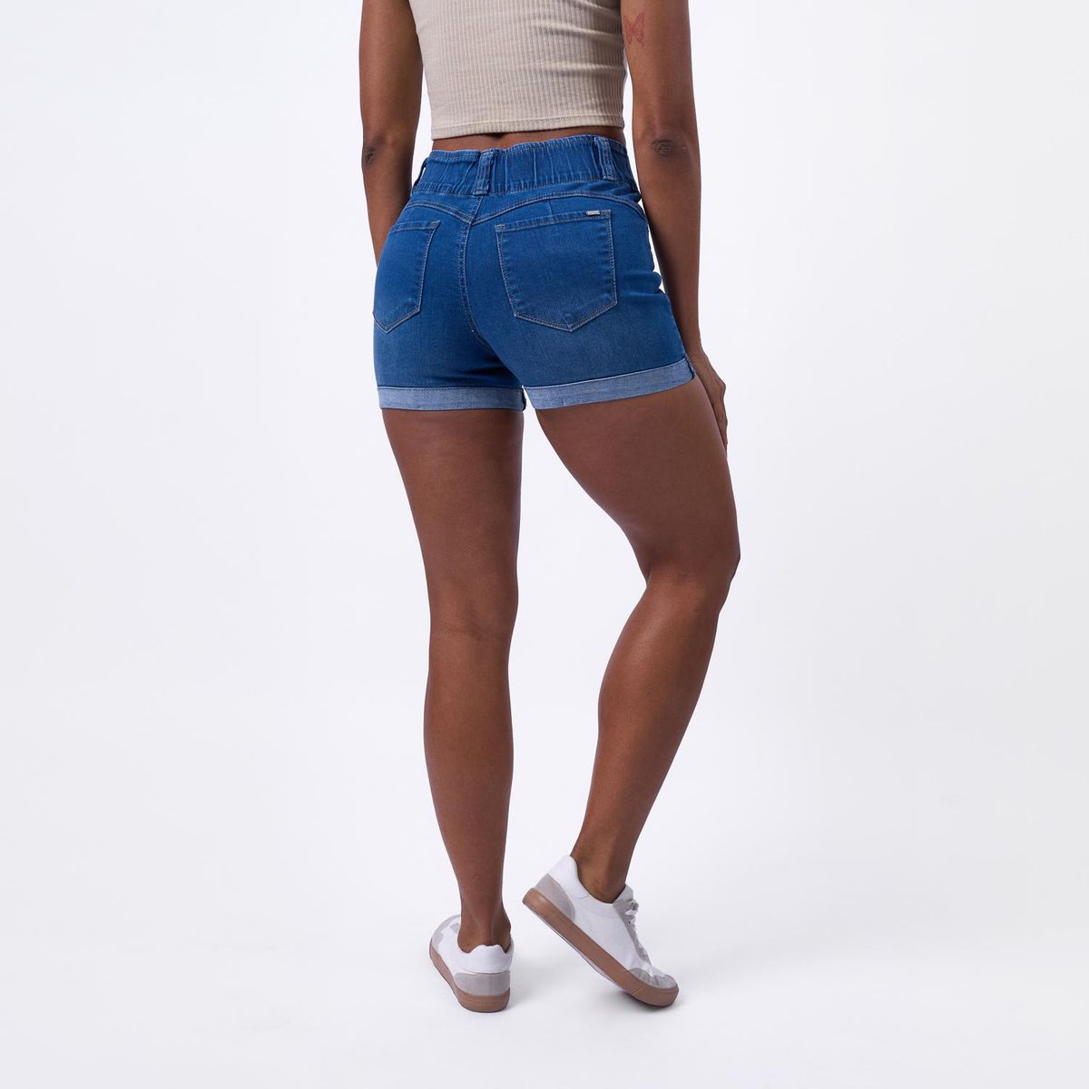 TAYSSIR - Short Algodón Casual Mujer Tayssir