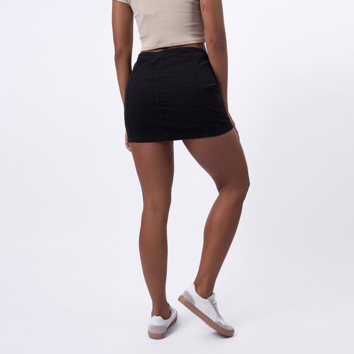 TAYSSIR - Falda Corta Algodón Mujer Tayssir