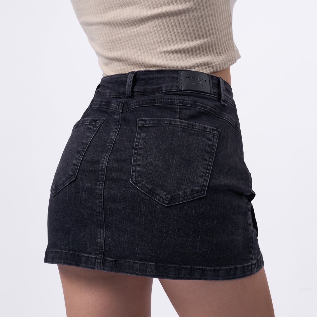 TAYSSIR - Falda Corta Algodón Mujer Tayssir