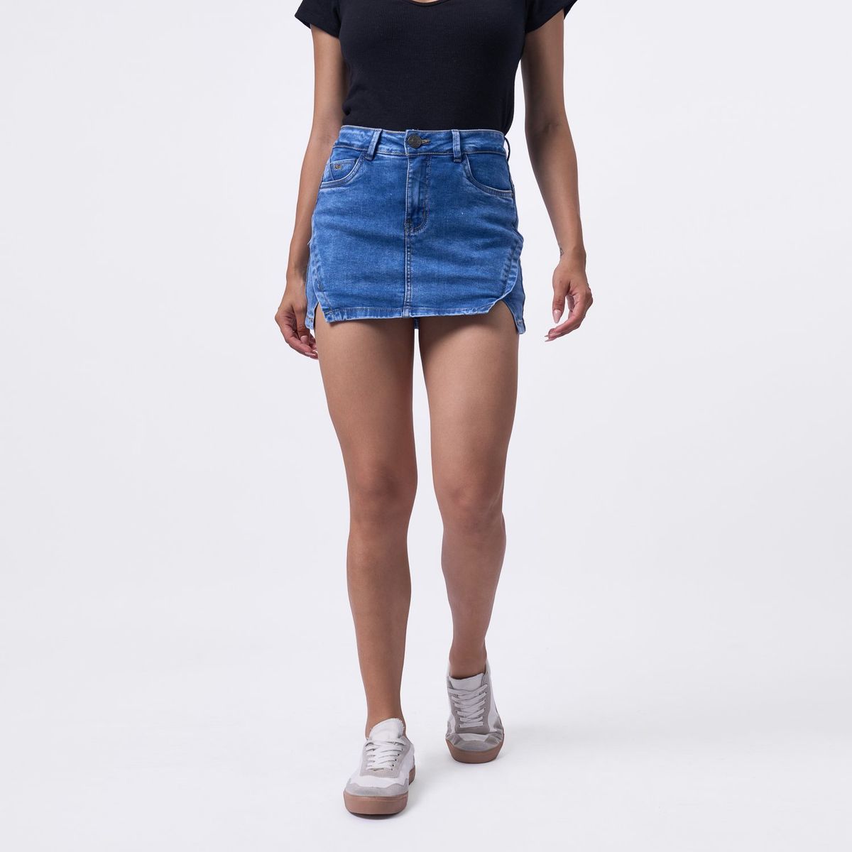 TAYSSIR - Falda Corta Algodón Mujer Tayssir