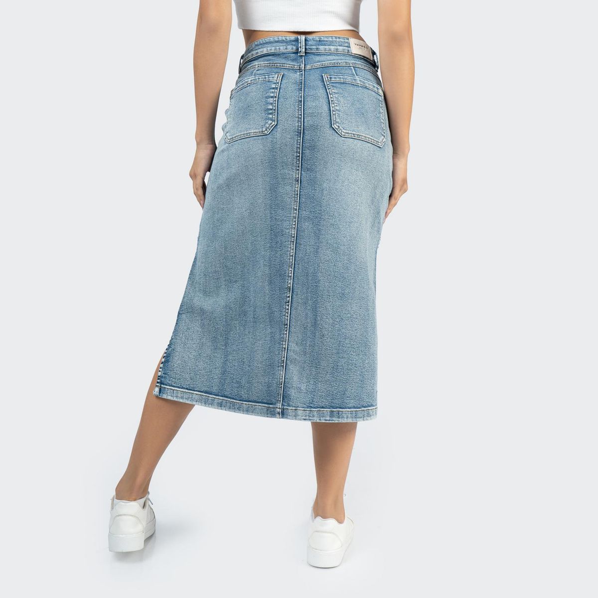 TAYSSIR - Falda Larga Algodón Mujer Tayssir