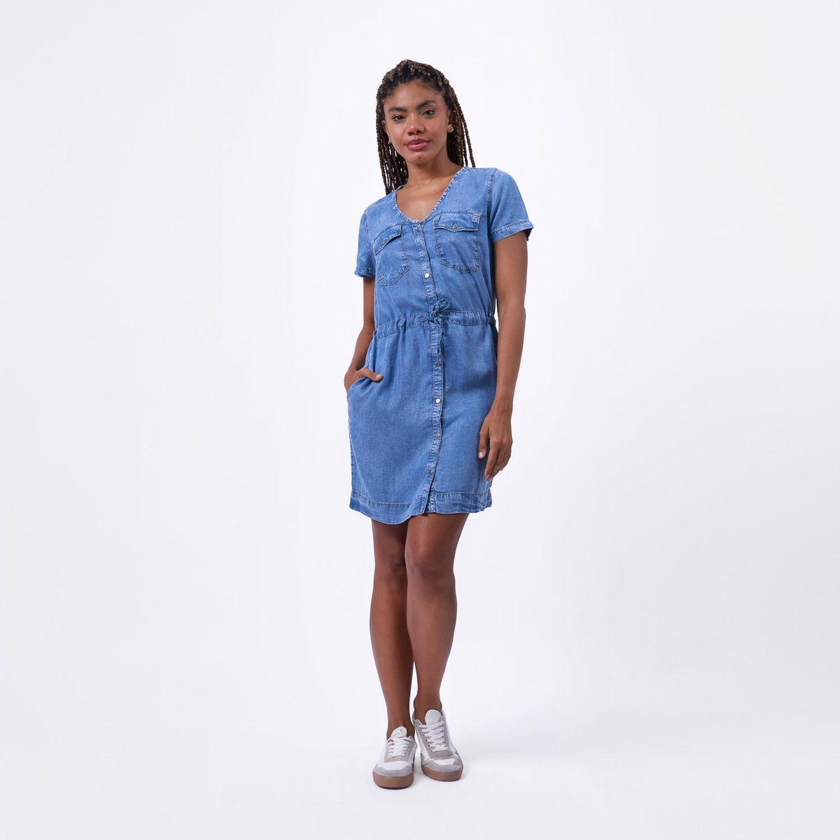 TAYSSIR - Vestido Corto Casual Mujer Tayssir