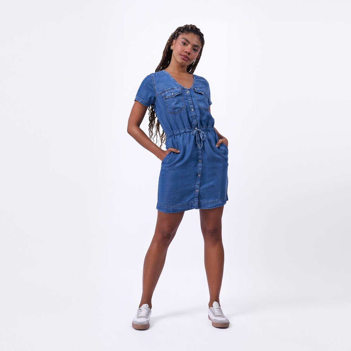 TAYSSIR - Vestido Corto Casual Mujer Tayssir